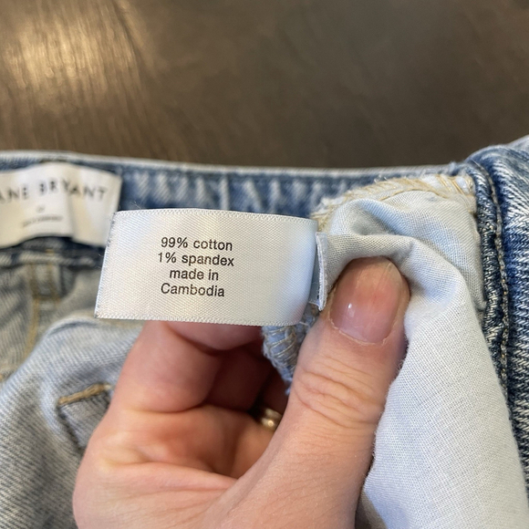 Lane Bryant Signature Fit Mid Rise Boyfriend Bermuda Shorts Size 14 Women’s - Picture 5 of 9